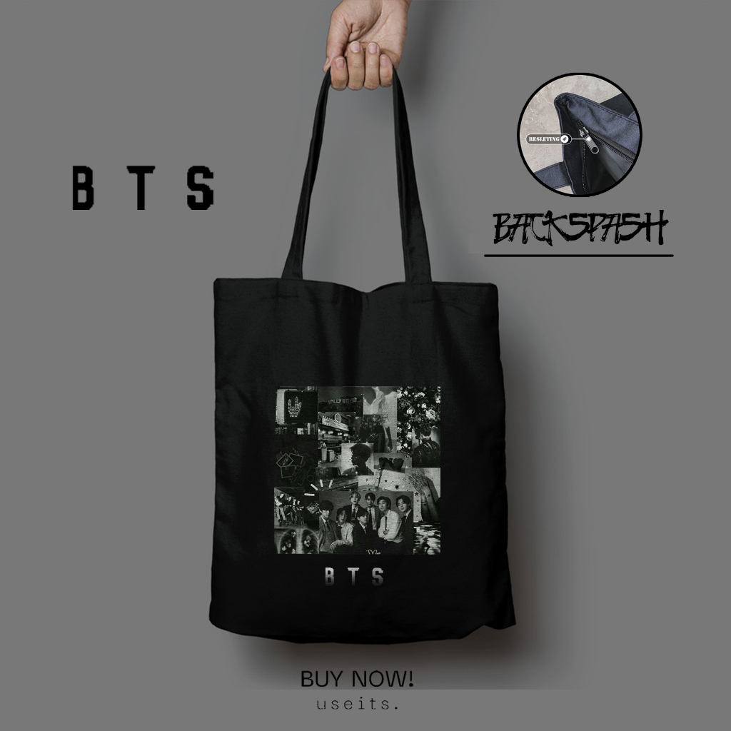 Totebag Tas BTS ARMY Custom Pria Wanita - BTS ARMY II THD