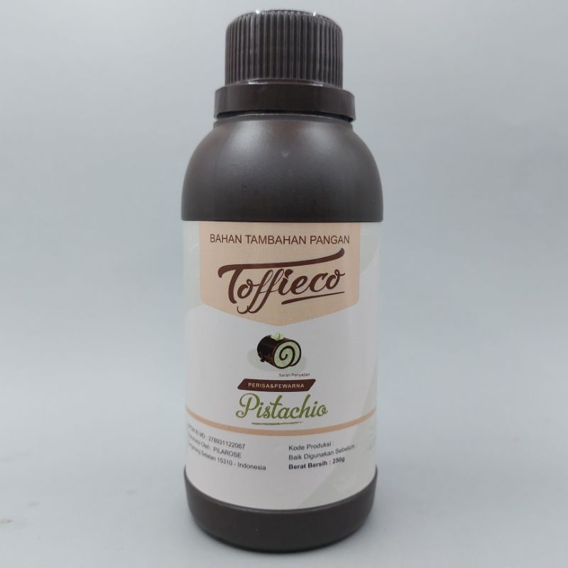 

Toffieco Pistachio Flavour 250g - Perisa Essence Tofieco