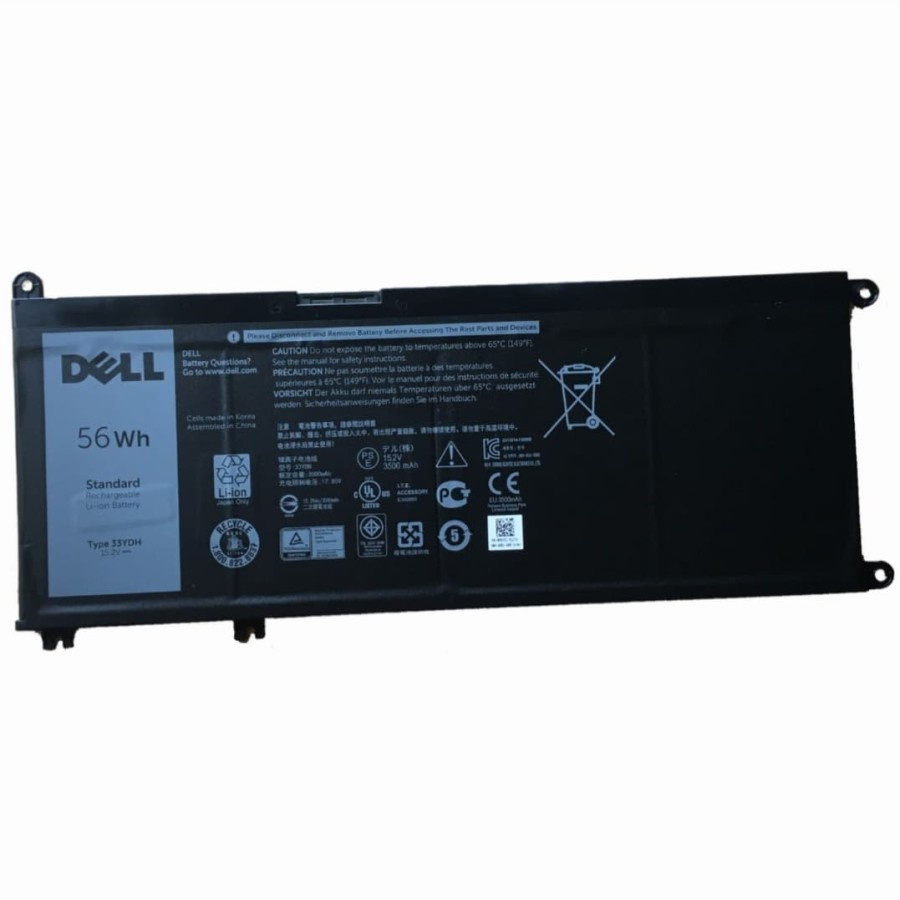 Baterai Laptop Dell 3380 3400 3480 3490 3580 3590 33YDH P79G