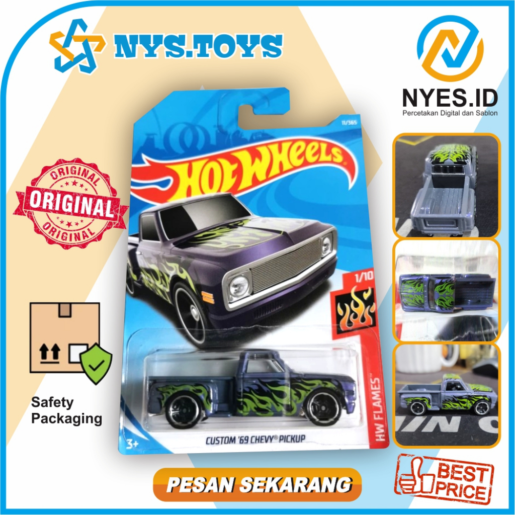 Hot Wheels Custom 69 Chevy Pickup