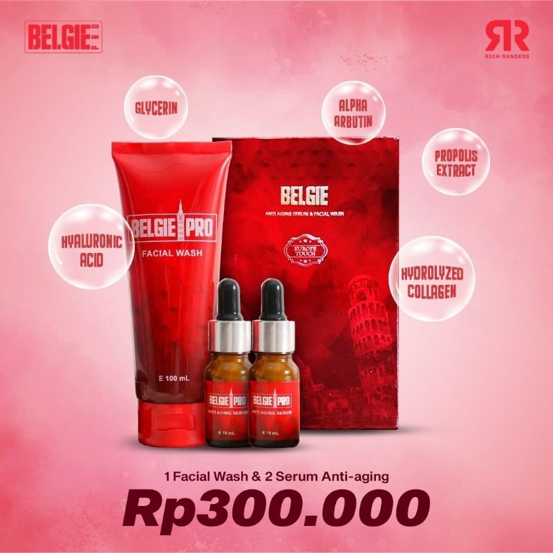 Paket Reseller.Agen dan Agen plus  Serum Belgie Pro dan Facial Wash free serum