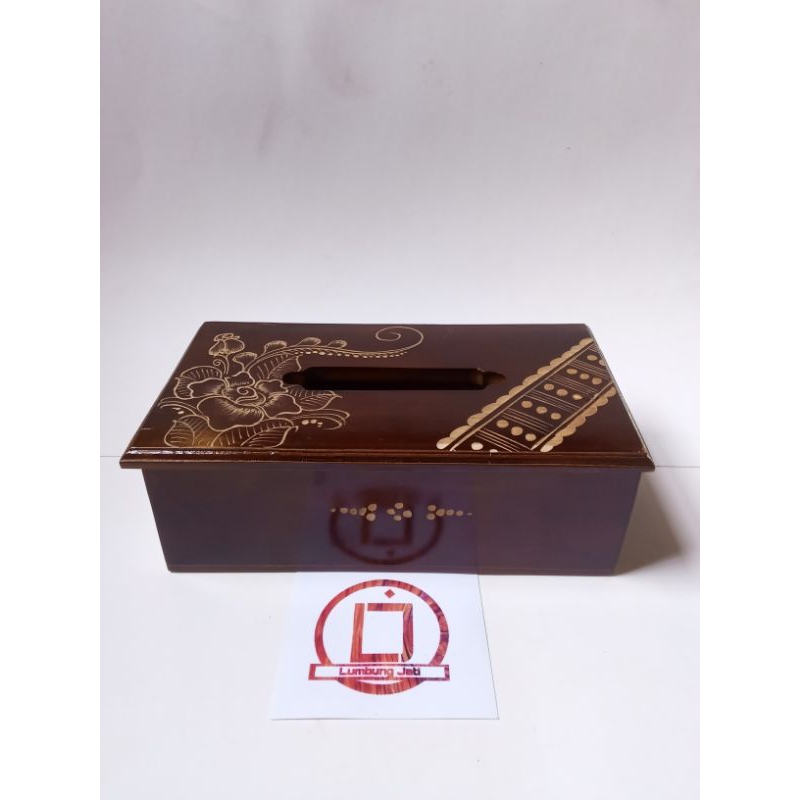 TEMPAT TISU KAYU JATI / KOTAK TISU KAYU JATI