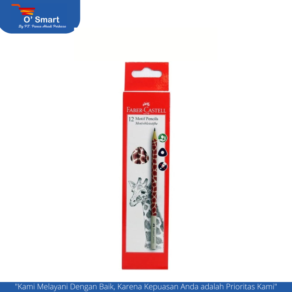 

Faber Castell Pensil 2B Motif Jerapah 118368