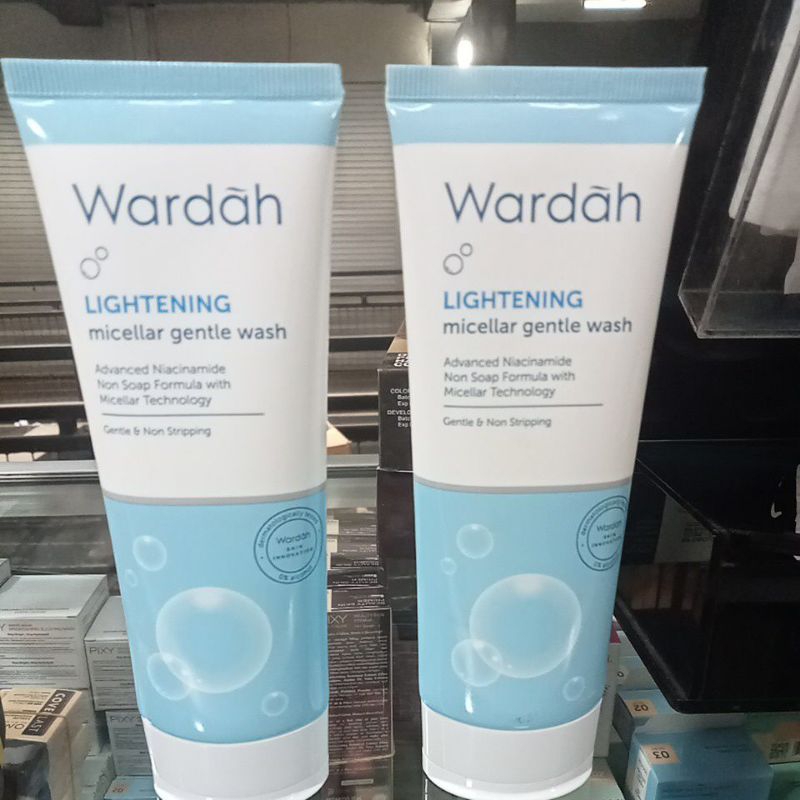 Wardah micellar gentle wash 100ml.Sabun cuci muka Wardah 100ml.wardah sabun cuci muka.sabun muka war