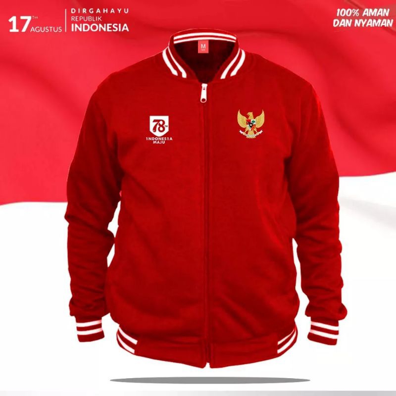 jaket dirgahayu Republik Indonesia 78 - jaket Indonesia - jaket Garuda indonesia