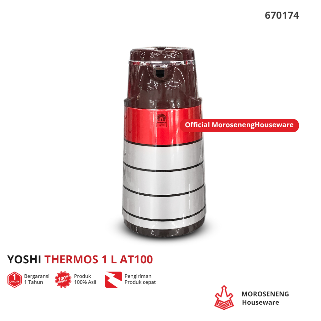 Termos Yosi 1 Liter Termos Air Panas Stainless Steel