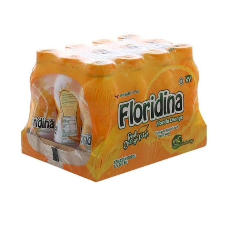 

Floridina Orange 350ml isi 12 botol/krat