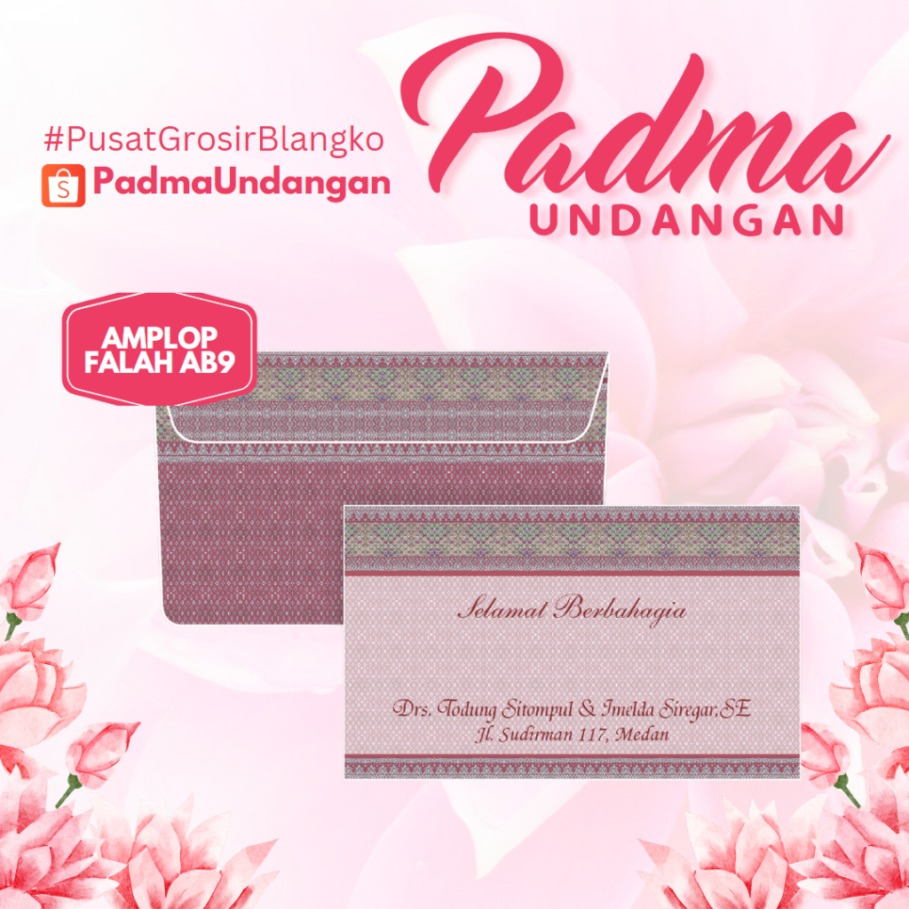 

Amplop Falah AB-9 | PadmaUndangan