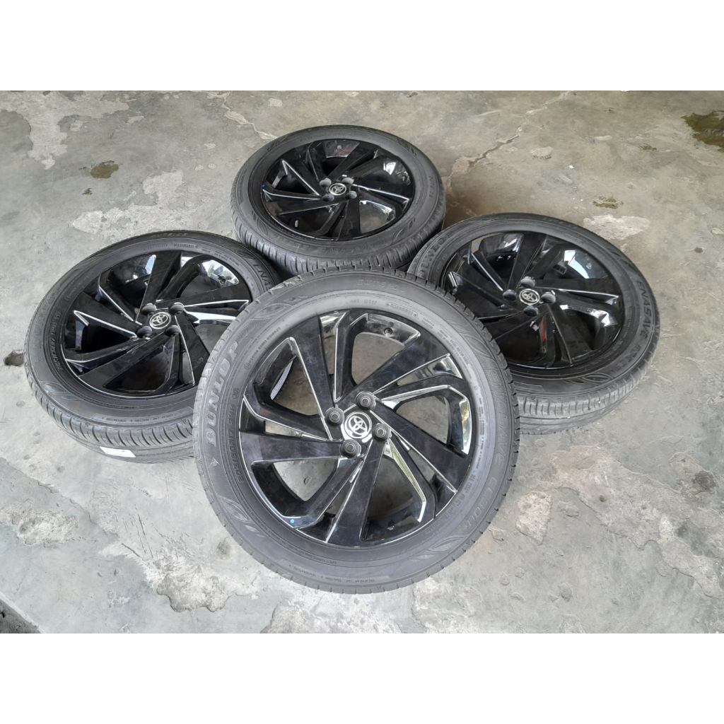Velg-Pelek Copotan Toyota Raize Ring 17 Baud 4x100 Ban 205 60 R17