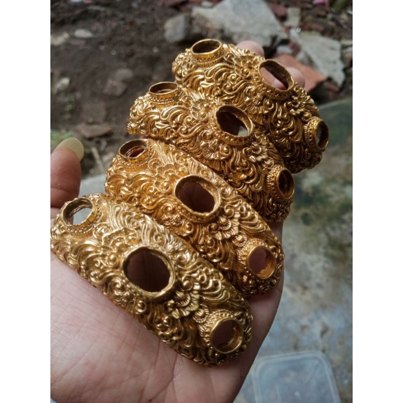 ring variasi gelang akar Bahar alpaka Bali super jumbo