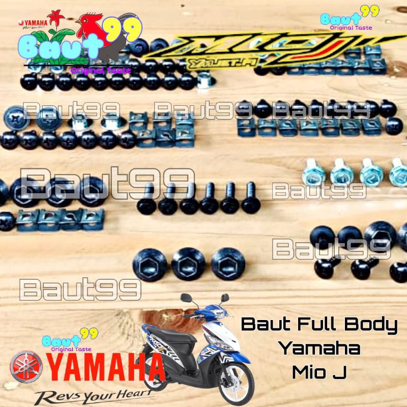 Baut Fullset body Yamaha Mio J/Full body Yamaha Mio J