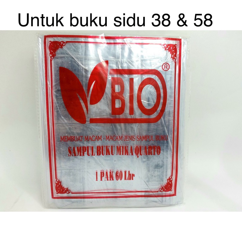 

Sampul Buku Plastik Mika Quarto/Kwarto 10 Lembar