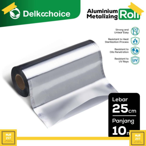 

- Dijual DELKOCHOICE ROLL KEMASAN ALUMUNIUM Limited 10M SACHET ALU x 12CM FULL ROLL