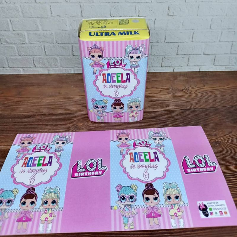 

Label Susu Kotak full 125 ml