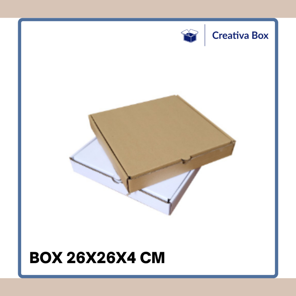 

Box 26x26x4 cm LS Kardus/Karton/Polos/pizza/hampers