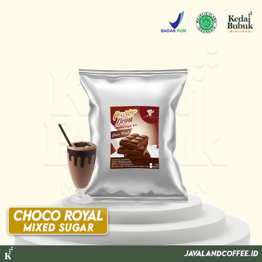 

Javaland Bubuk Minuman Rasa Choco Royal / Coklat 1Kg - Mix Sugar / Premix Gula