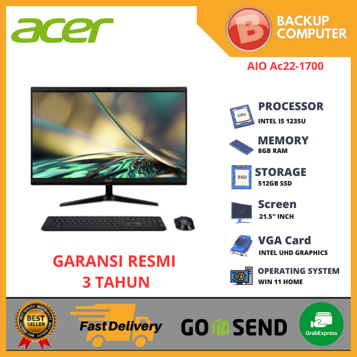 ACER AIO Ac22-1700 I5-1235U