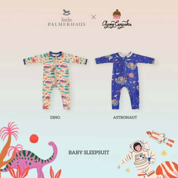 Little Cempaka LP104 Dijual x Sleepsuit Murah Palmerhaus Ayang Random - - Baby 24m