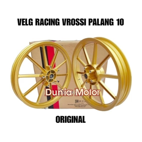 VELG RACING V ROSSI JUPITER MX KING MX 150 PALANG 10 SWAN - PELEK RACING MX 150 MX KING V ROSSI INCL
