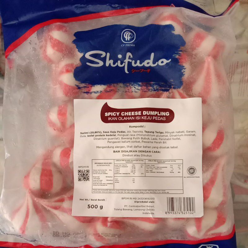 

Shifudo Dumpling Spicy Cheese berat 500gr