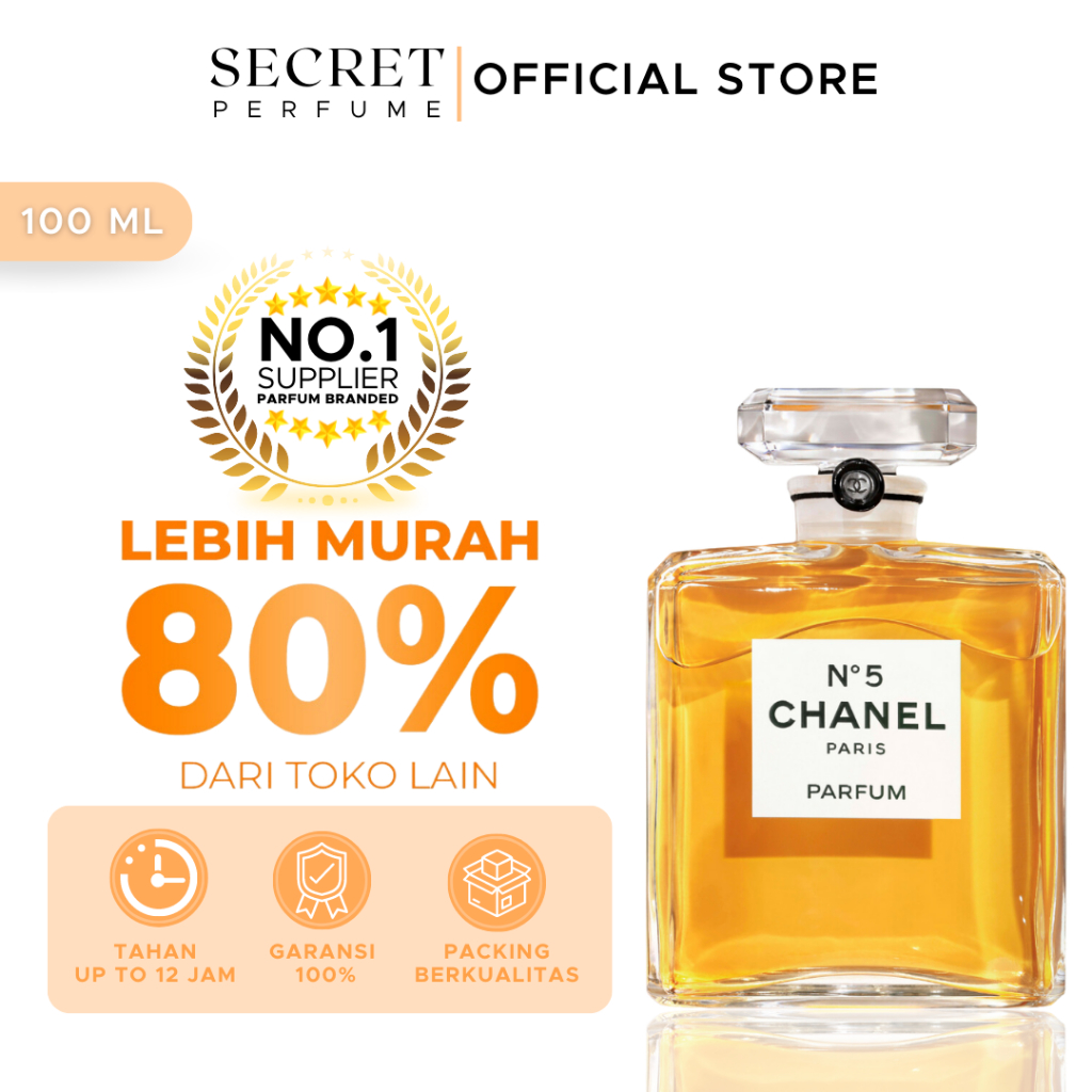 ￼Parfum Chanel Paris No 5 [100% Original Singapore] EDP Parfum Wanita By Secret Perfume