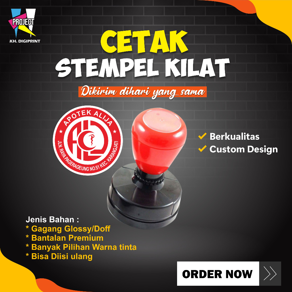 

Stempel Flash Custom Bulat D42