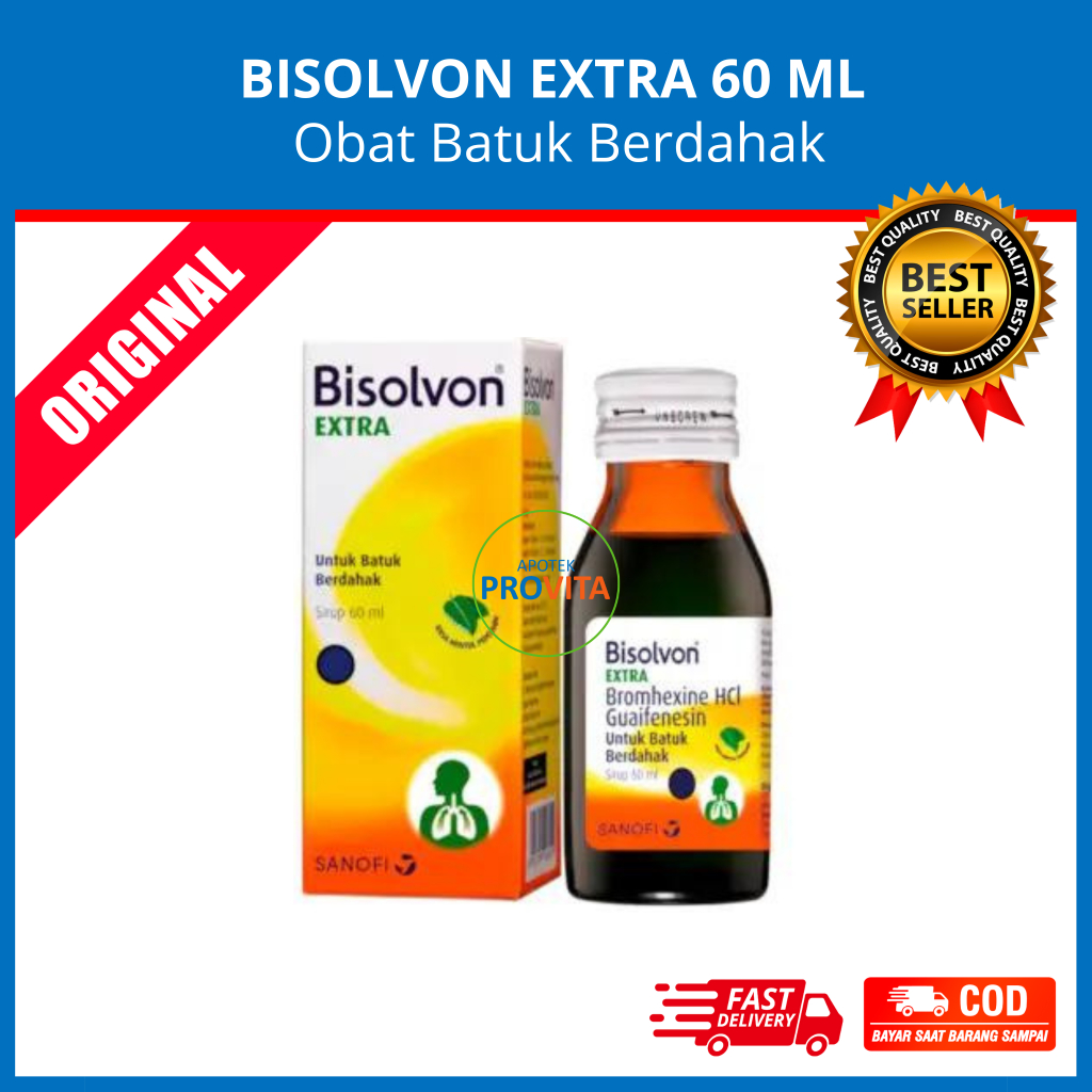 BISOLVON EXTRA 60 ML - Obat Batuk Berdahak