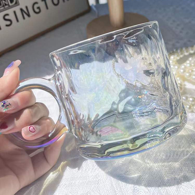 RR - Gelas Aesthetic - gelas estetik - gelas tangkai- gelas kaca - gelas viral - gelas rainbox - gel