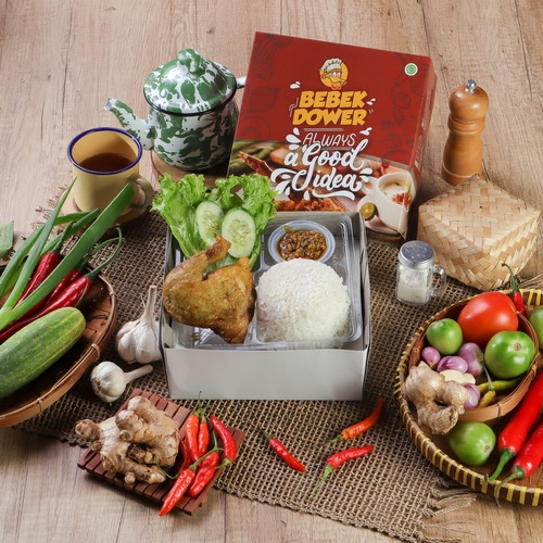 

Nasi Box Ayam Goreng Hemat Sambal Dower