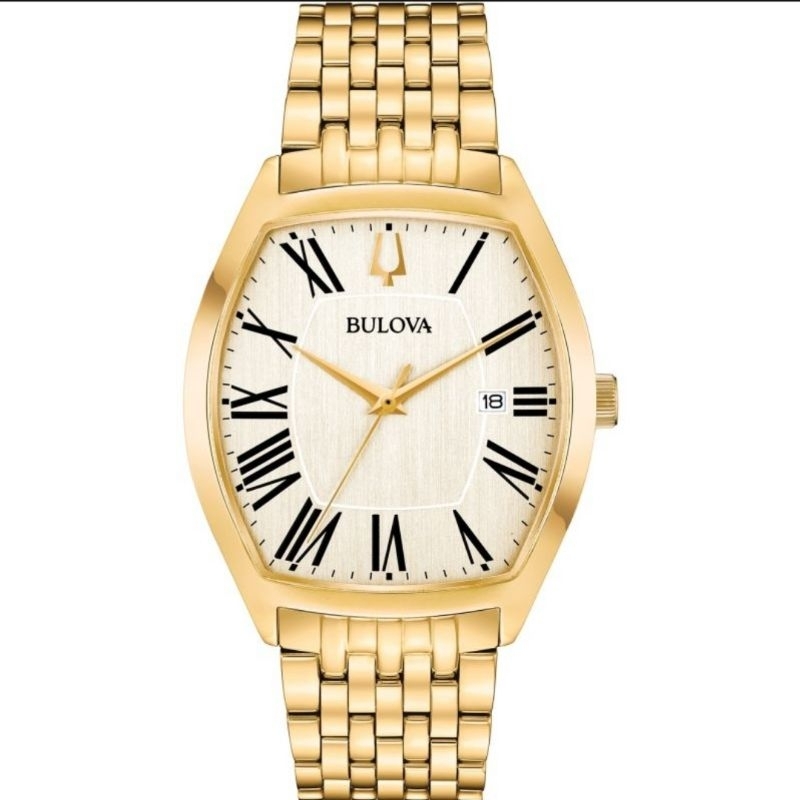 Bulova 97B174 - Jam Tangan Pria - Gold - Original - Garansi Resmi