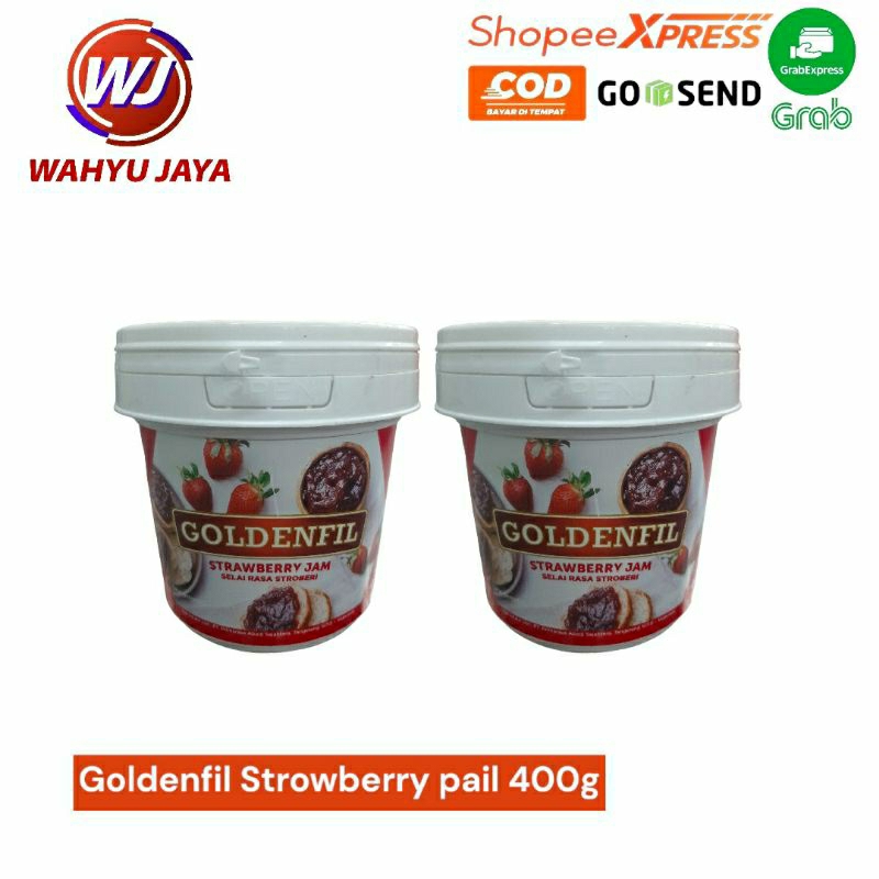 

Goldenfil strowberry pail 400g