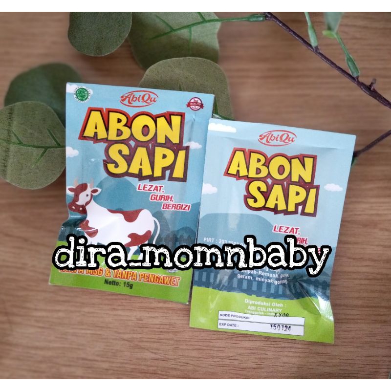 

[SIAP MAKAN] ABON SAPI MPASI ABIQU BEST SELLER TERLARIS