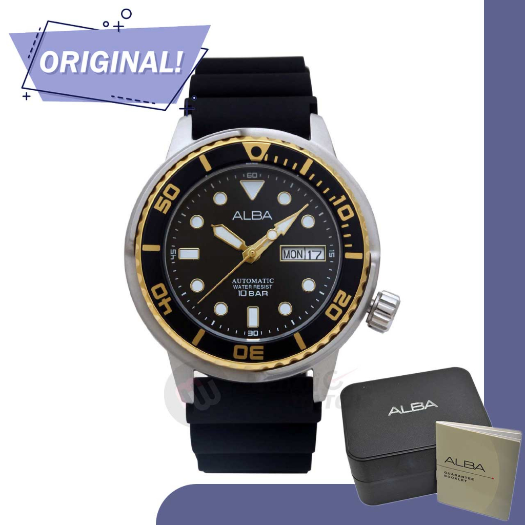 Jam Tangan Pria Automatic ALBA AL4250 Original Garansi Resmi