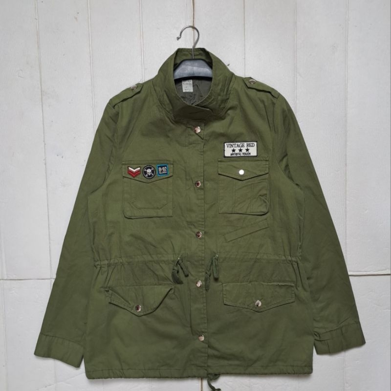 VINTAGE RED M65 FIELD JACKET SIZE M FIT L