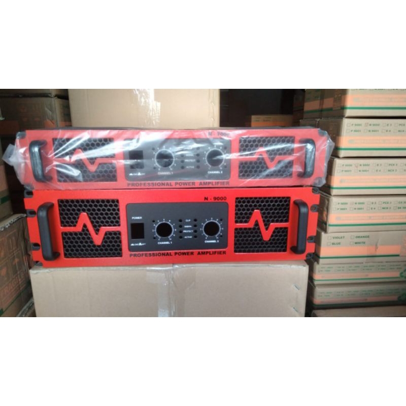 Bok power amplifier tipe N9000 3U dan N7000 2U WARNA MERAH bahan plat besi tebal bagus berkualitas b