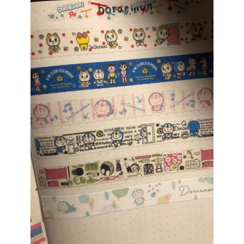 

Sample washi tape doraemon