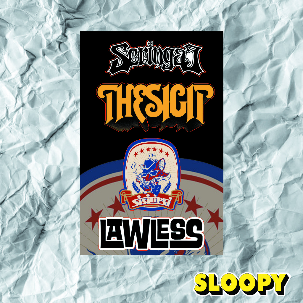 Stiker Pack Band Indie | Sticker Band