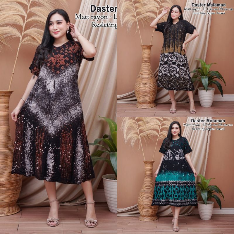 Promo - Daster standar terbaru Twill Rayon super premium Busui asli Pekalongan || Daster viral kekin