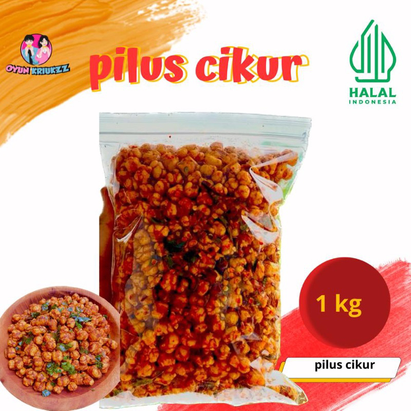 

pilus kencur pedas daun jeruk 1 kg | pilus citruk kencur oyun kriukzz best seller