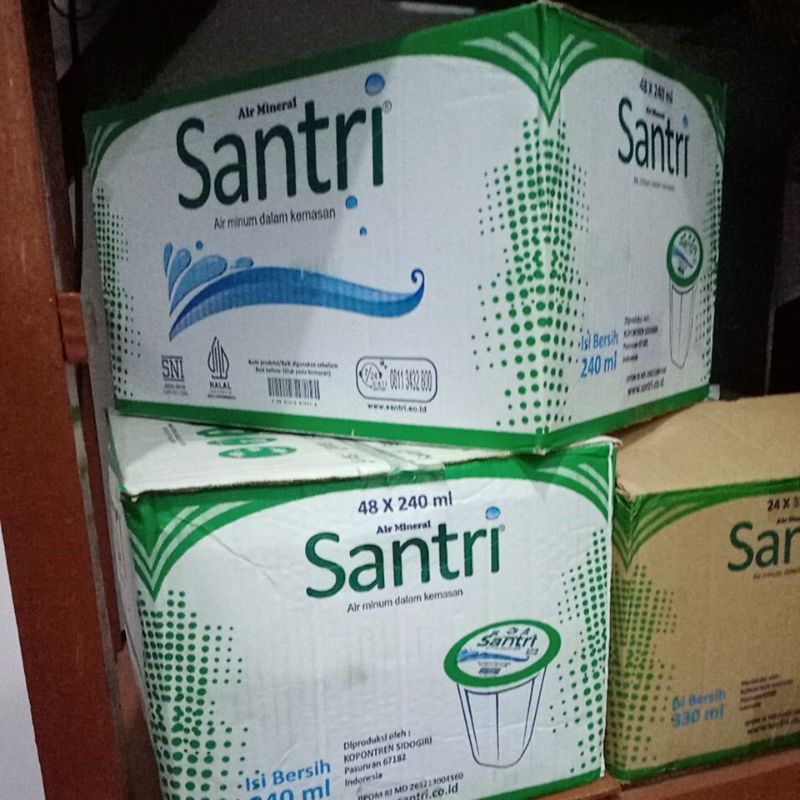 

Air Santri 240ml 1 Dus isi 48 Cup/Gelas Besar