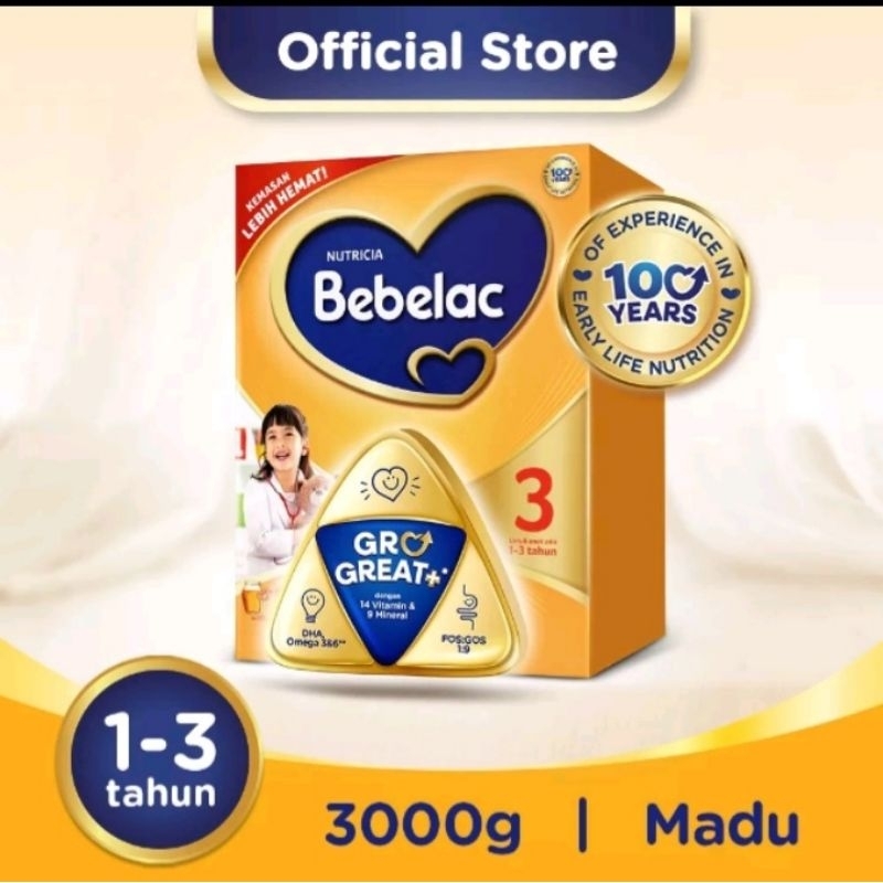 BEBELAC 3 MADU 3000 GR