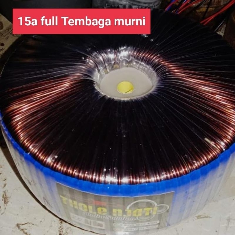 Trafo 15a balap Full Tembaga murni