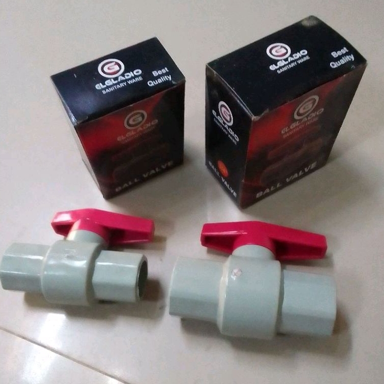 STOP KRAN TUAS PLASTIK & BESI 1/2" & 3/4"