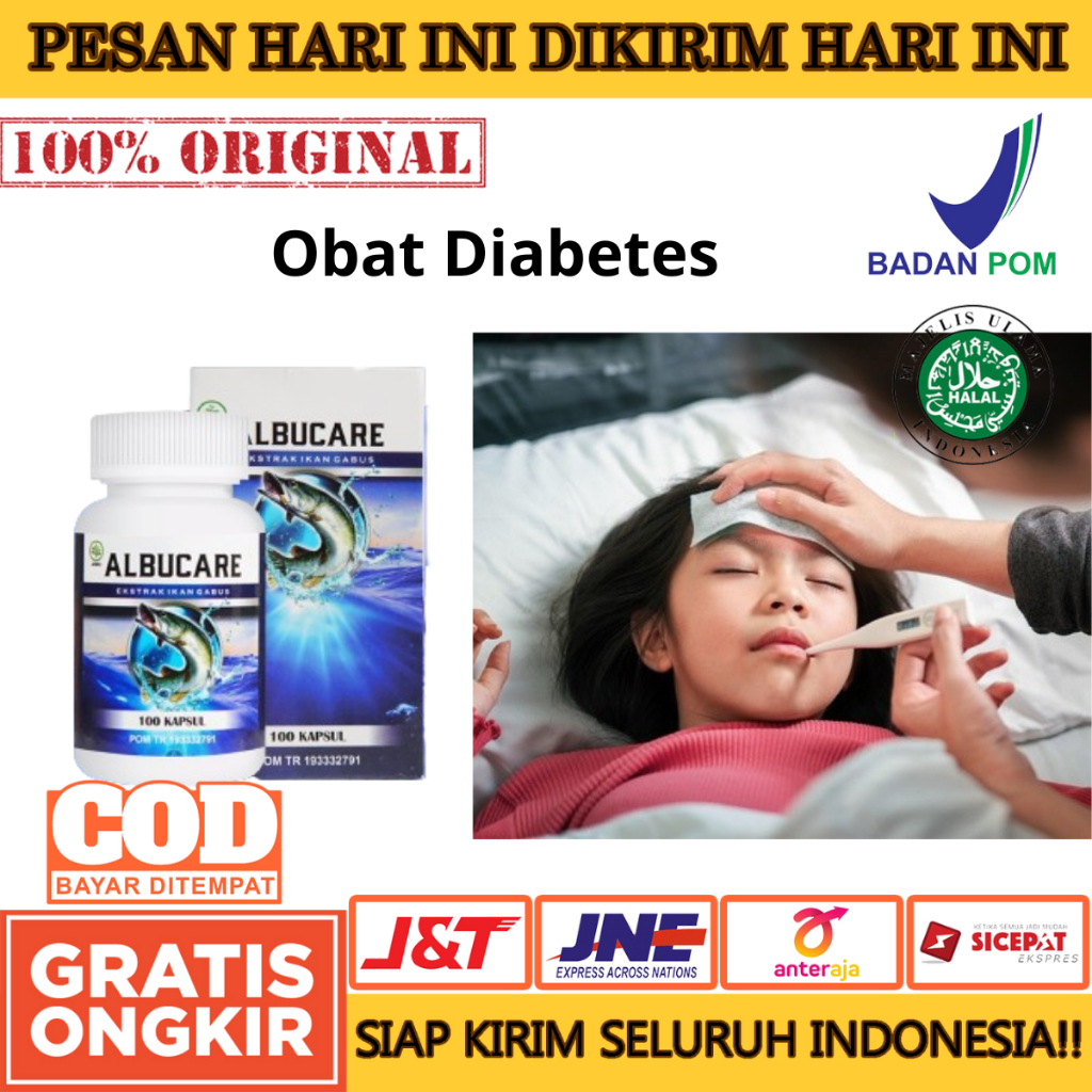 Albucare Obat Tipes, Obat Diabetes, Obat Stoke, Memperbaiki Gizi Buruk, Meningkatkan Daya Tahan Tubu