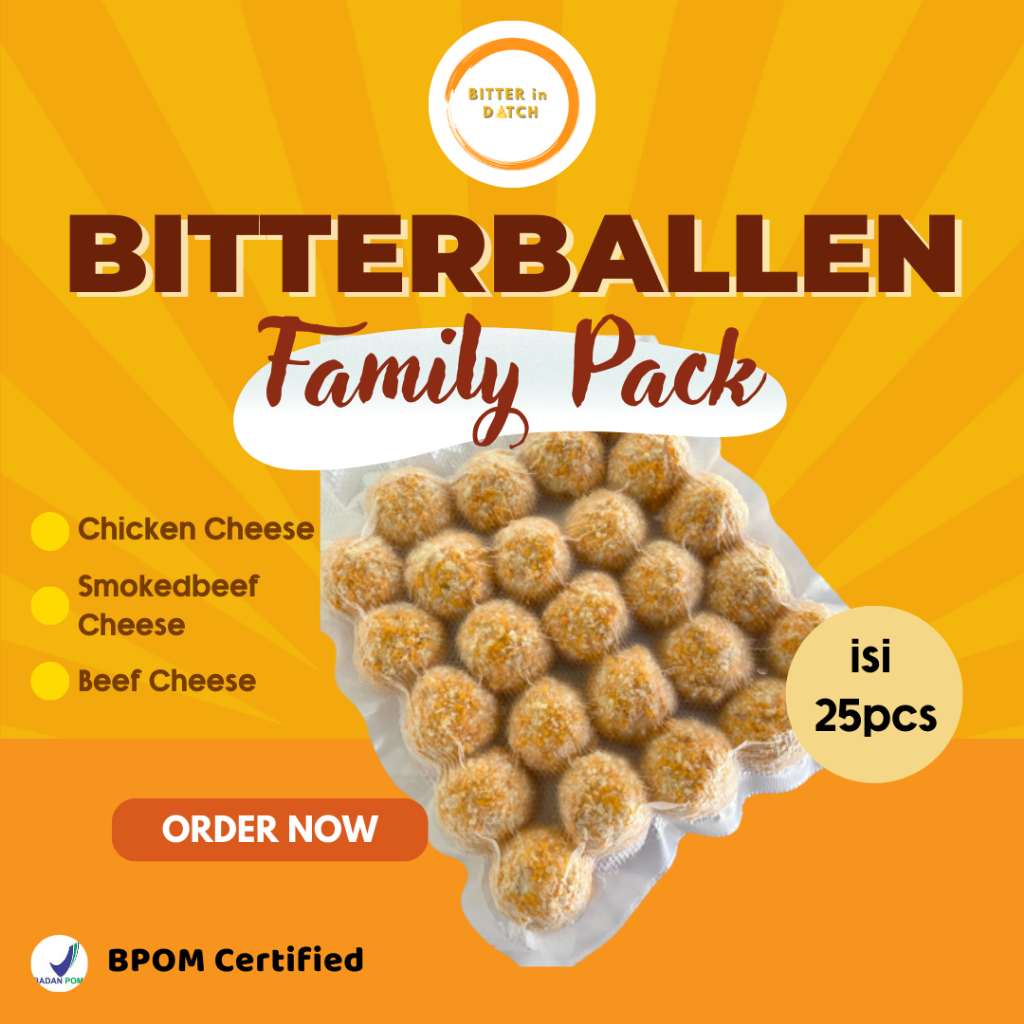 

BITTERBALLEN SMOKEDBEEF CHEESE - FAMILY PACK