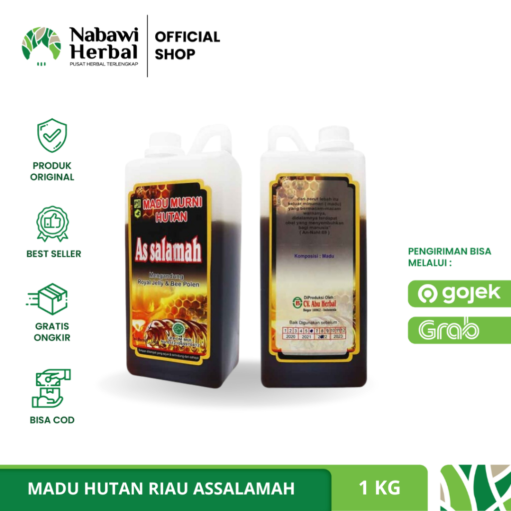 

Madu Hutan Riau Assalamah 1 Kg | Madu Meningkatkan Daya Tahan Tubuh