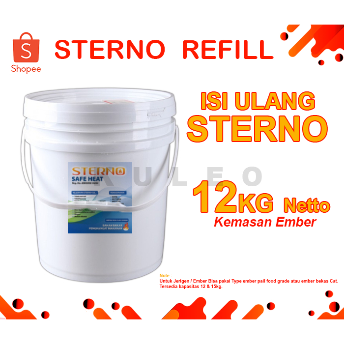Sterno Gel refill isi ulang / Refill Sterno Jelly - Kemasan Ember 12kg