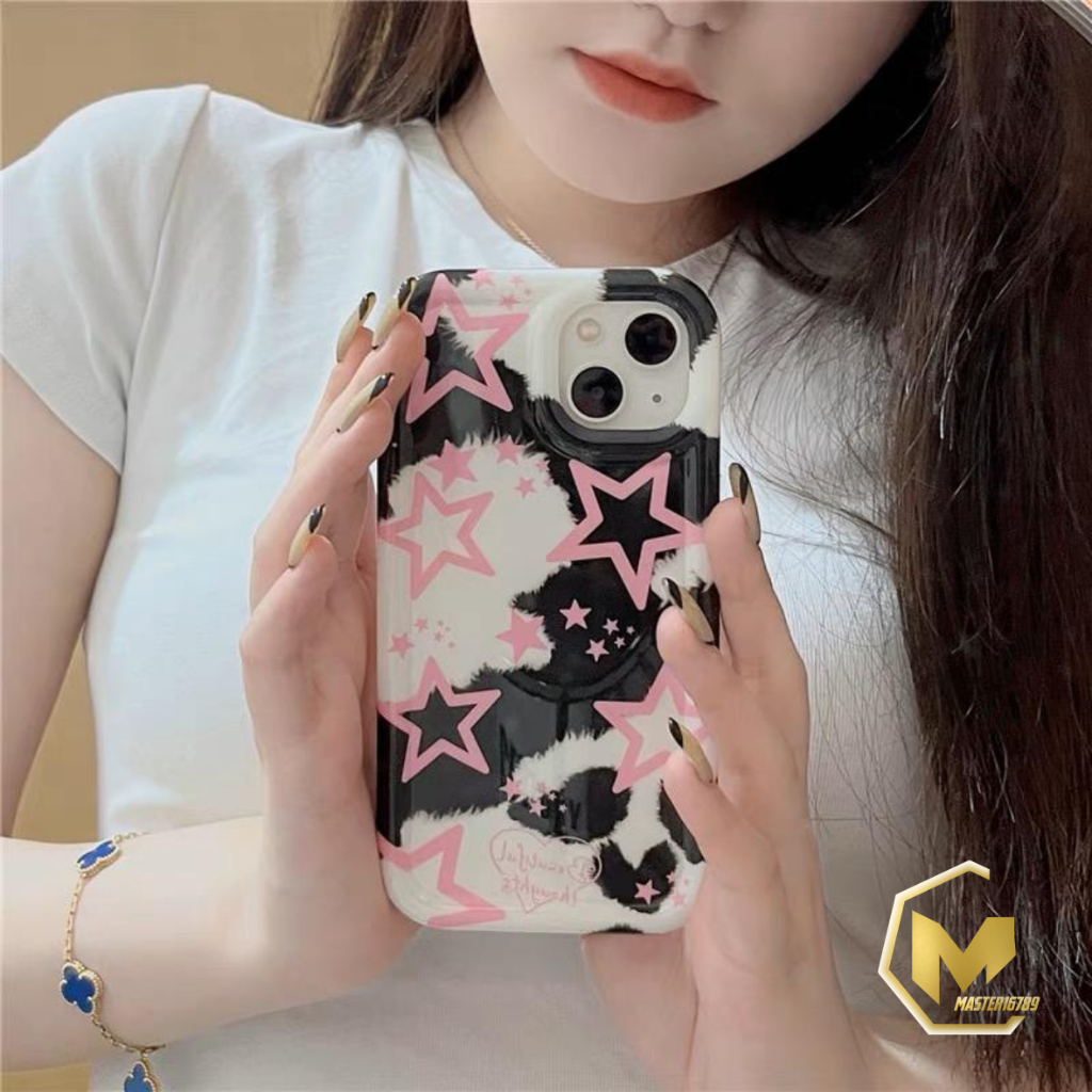 SS836 SOFTCASE SILIKON BINTANG HITAM FOR OPPO A60 A5X A5 A5i A3X A38 A58 A78 A3S A1K A5S A15 A16 A16