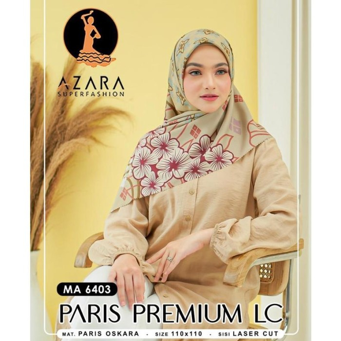 Hijab Azara Motif Laser Cut Premium Harga Grosir Termurah