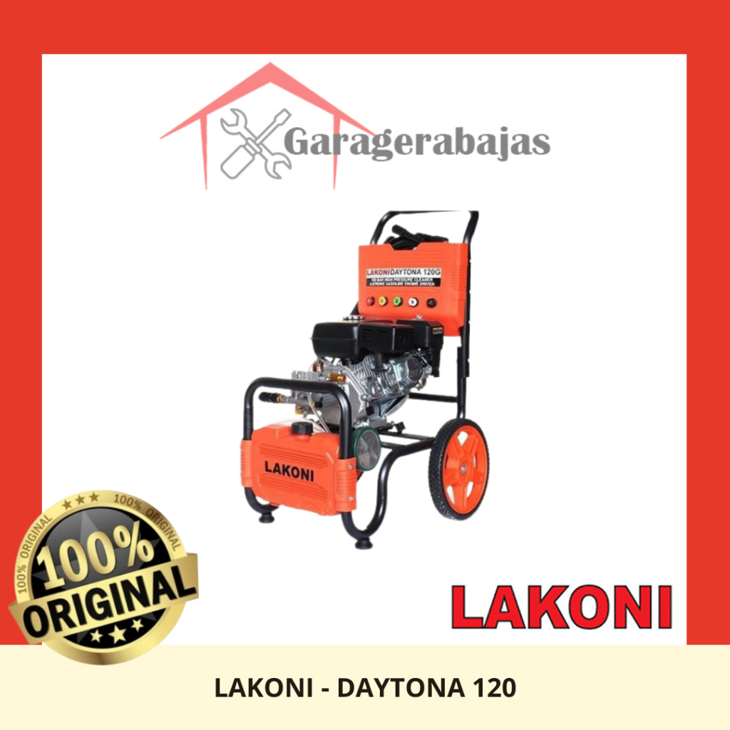 LAKONI - JET CLEANER DAYTONA 120G HIGH PRESSURE 150 BAR - DAYTONA 120 G MESIN STEAM